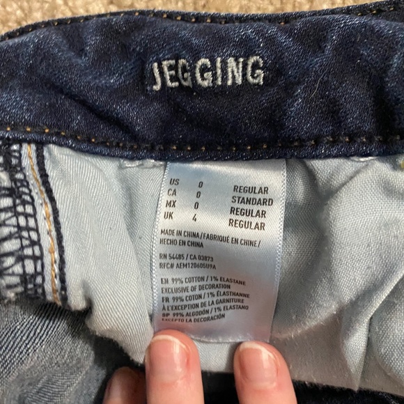 American Eagle Jegging Size 0 - Picture 5 of 5